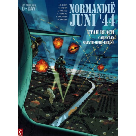 Normandie Juni '44 02 Utah beach Carentan / Saint-Mere-Eglise Het begin van D-Day  SC/HC*