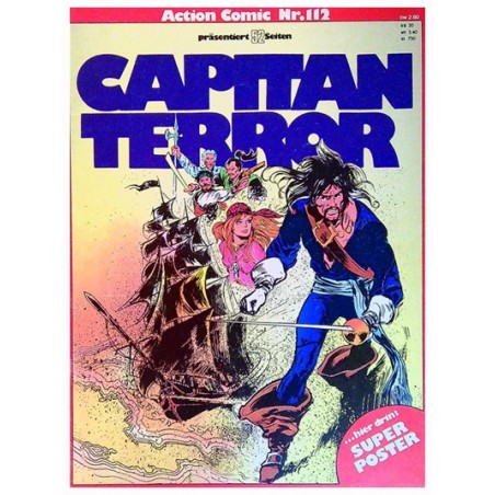 Action Comic taal Duits 112 Capitan Terror 1975