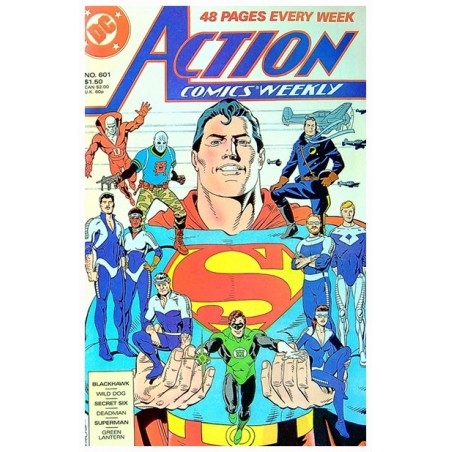 Action comics US 601 Green Lantern ...And the pain shall leave my heart first printing 1988