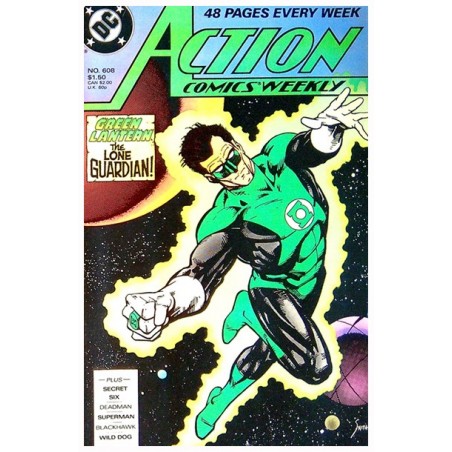 Action comics US 608 Green Lantern The lone guardian! first printing 1988