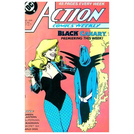 Action comics US 609 Black Canary Bitter fruit part 1 first printing 1988